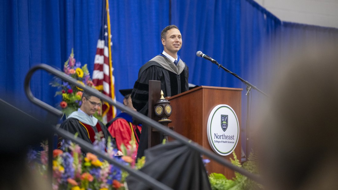 Dr. Barker delivers the keynote address