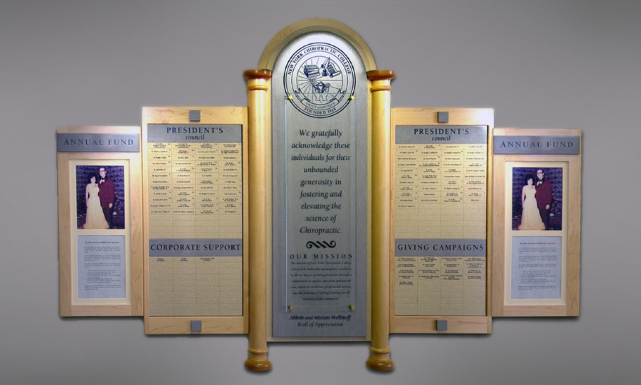 President's council plaque