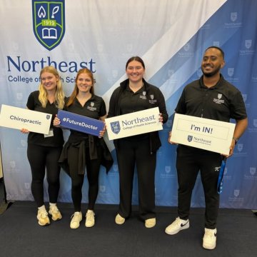 Prospective D.C. students posing for photos as D.C. Day