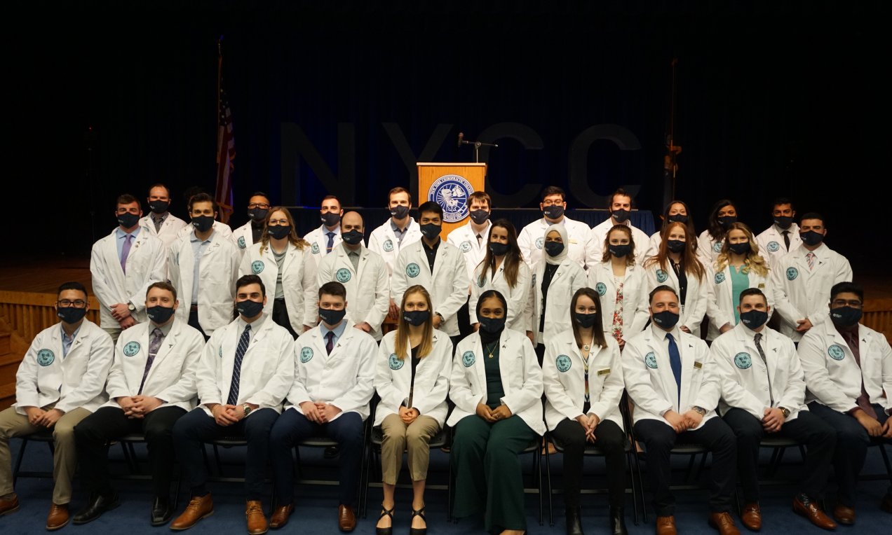 A group of students posing for a class picture