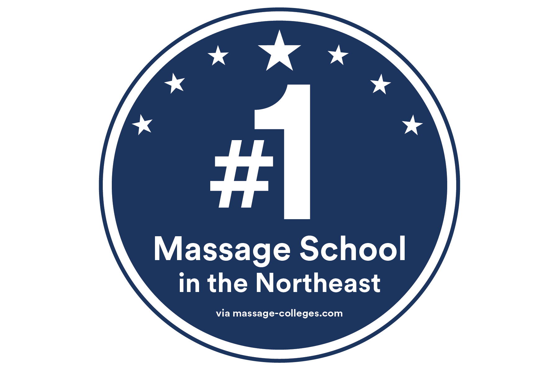 #1 Massage School in the Northeast via massage-colleges.com